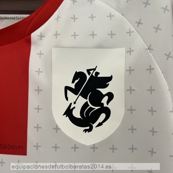 Nuevo Tailandia 1ª Camiseta Georgia 2024 Blanco Baratas